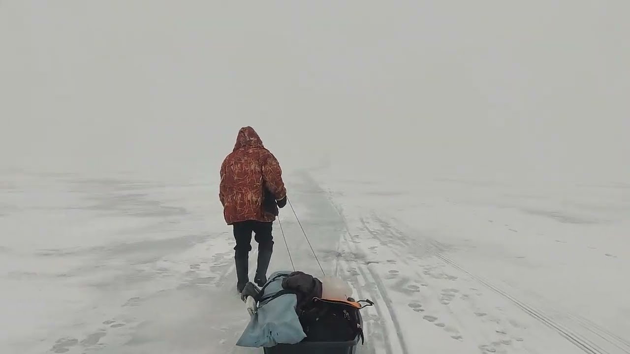 Туманная рыбалка на пляже . 15.02.2026. Капчагай . Рыбалка . Городской пляж .