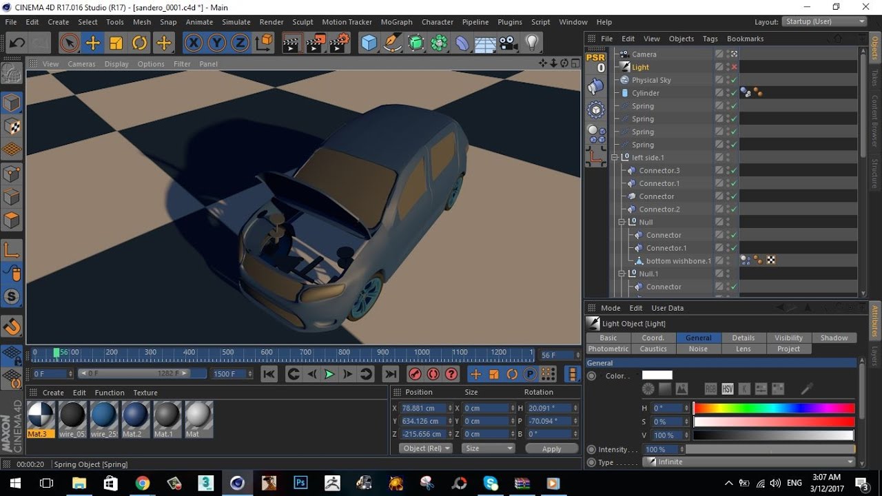 CINEMA 4D | CAR | DYNAMICS | TUTORIAL