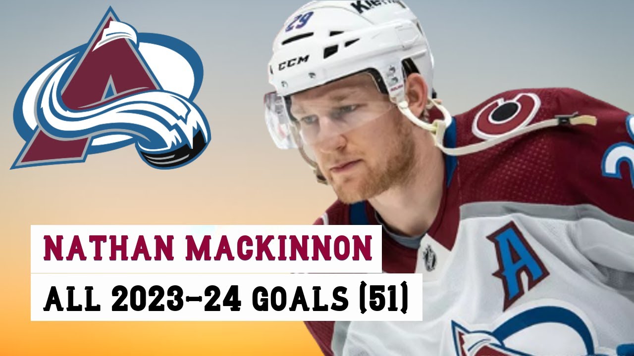 Nathan MacKinnon (#29) All 51 Goals of the 2023-24 NHL Season
