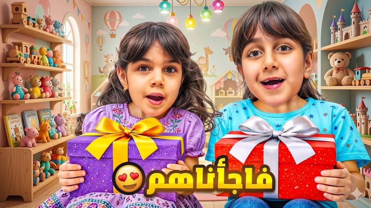 فتحنا هدايا باربي الجديدة! 👱‍♀️💖 مفاجأة لدهب وألماس بعد ما مرضوا 🚑 (ردة فعلهم مؤثرة 😭)