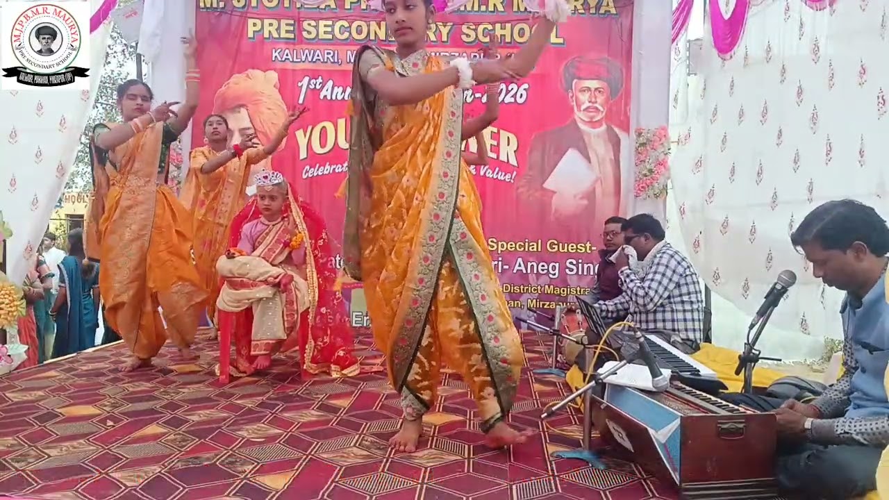 Teri veena ki banjau tan (saraswati Vandana) #hindisongs #bhaktisong #mirzapur #annualfunction 