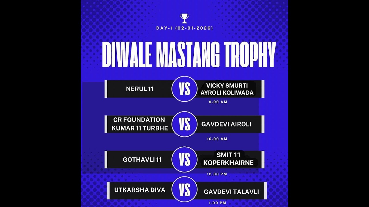 Day 01 | Diwale mastang champions trophy 2026