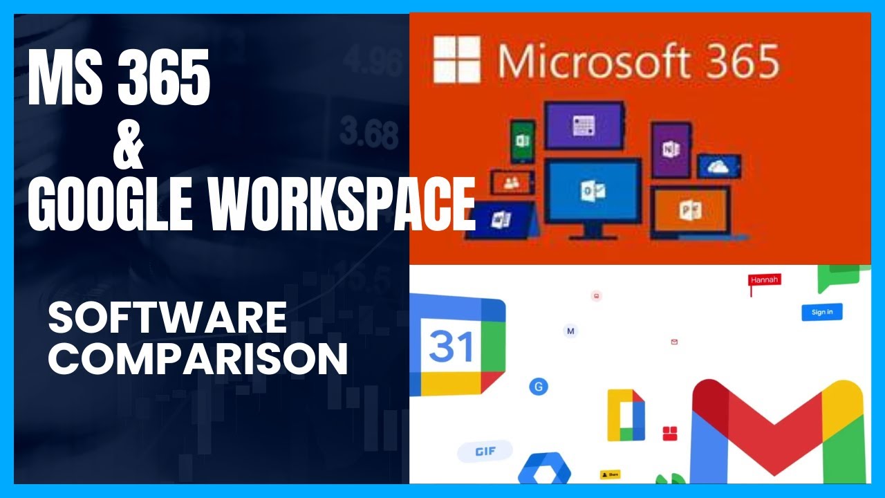 Productivity software comparison Google Workspace and Microsoft 365 who's the leader in 2024