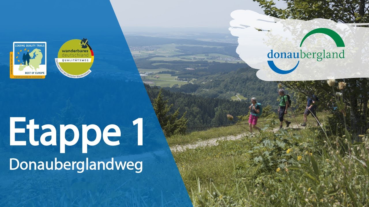 Etappe 1 - Donauberglandweg, von Gosheim nach Spaichingen. Qualitätswanderweg, Leading Quality Trail