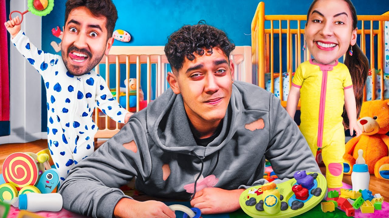 24 Horas sendo BABÁ DE ADULTOS