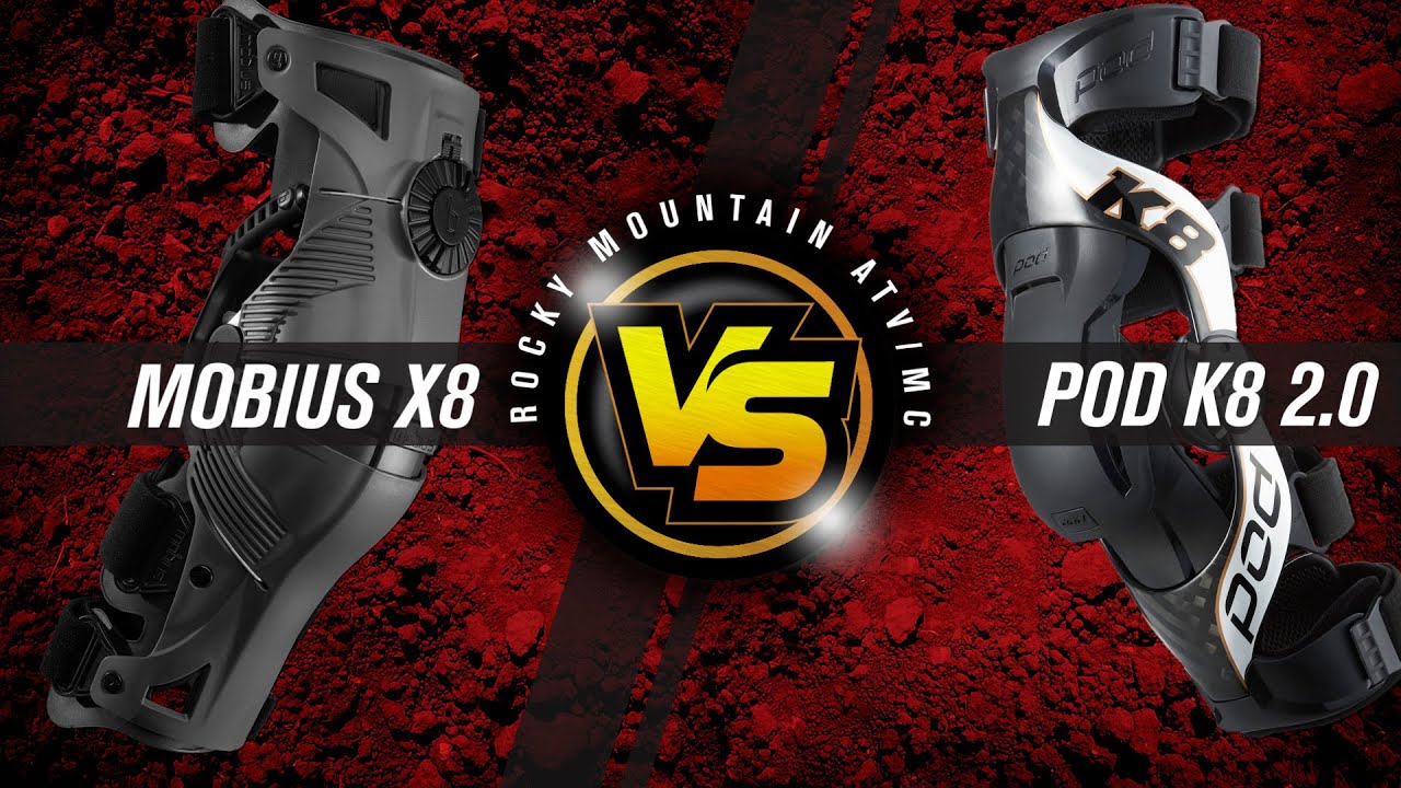 POD MX K8 2.0 vs Mobius X8 | Which Motocross Knee Brace is Best For You?