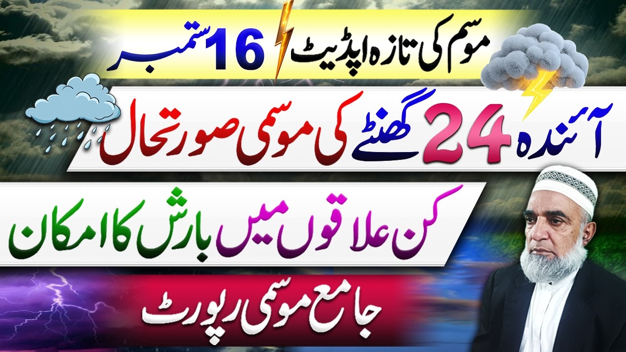 Weather Forecast for Next 24 hours in Pakistan || Crop Reformer