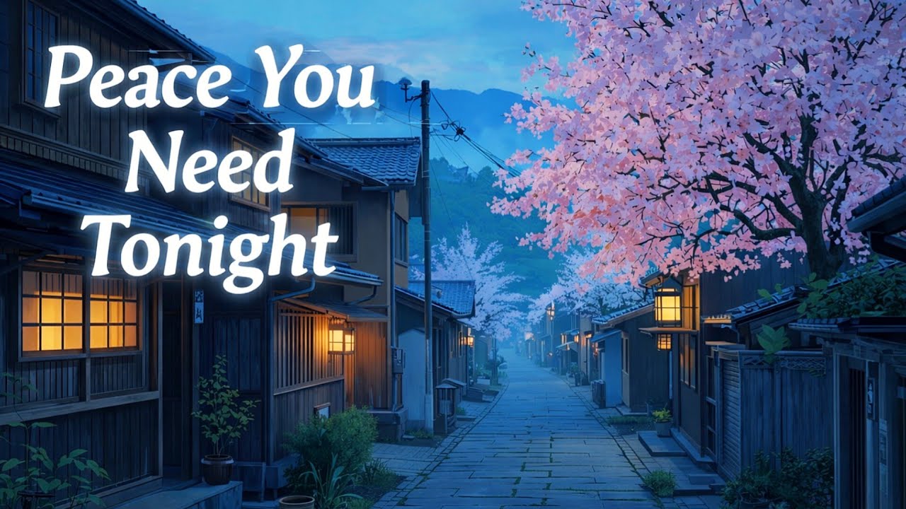 Peaceful Japanese Street 🌸 | Relaxing Lofi Beats for Study & Chill