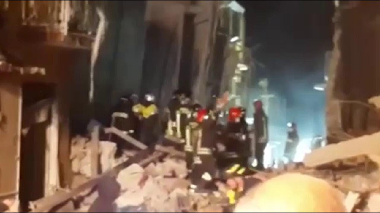 Tragedia di Ravanusa, l'arrivo dei Vigili del fuoco dopo l'esplosione