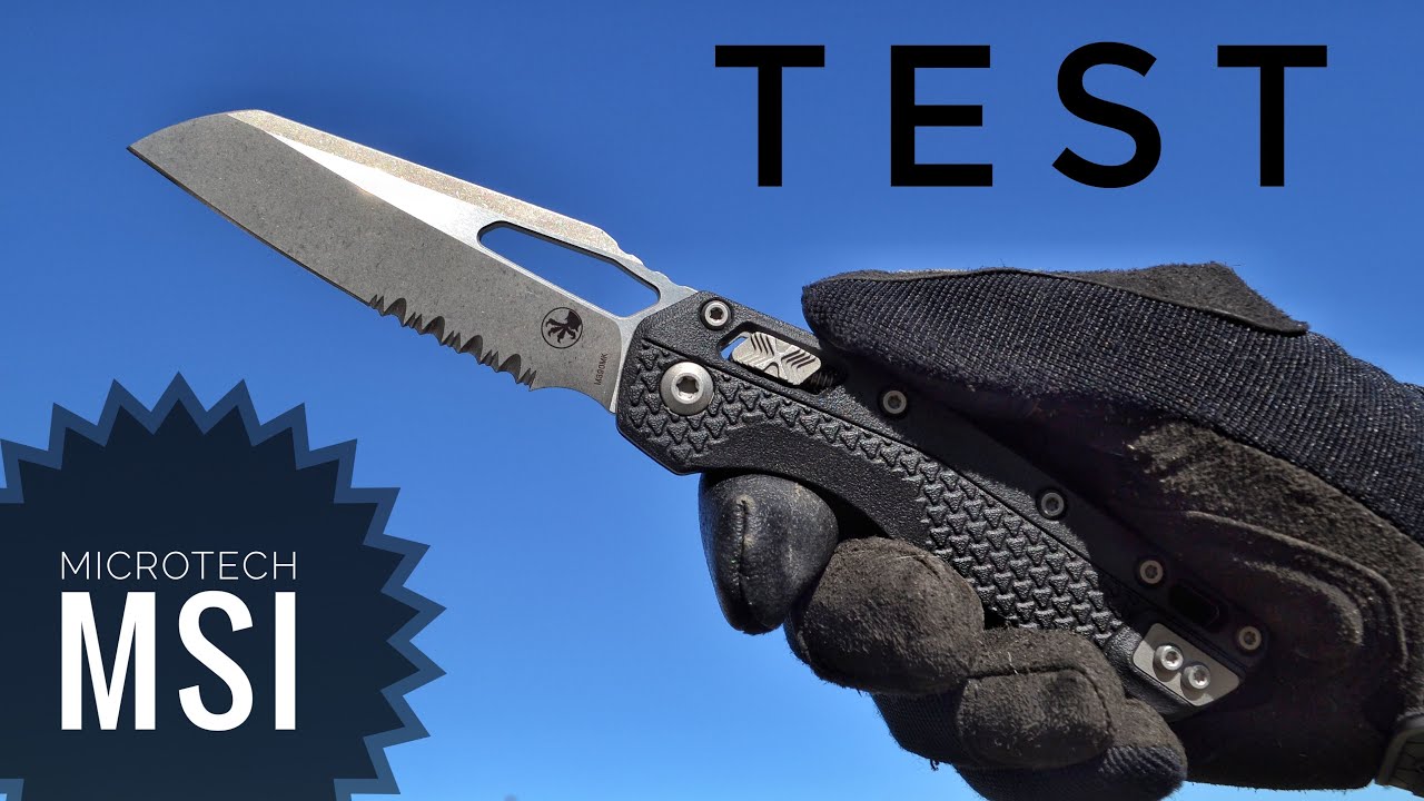 Microtech MSI Partial Serrated сравнительный тест