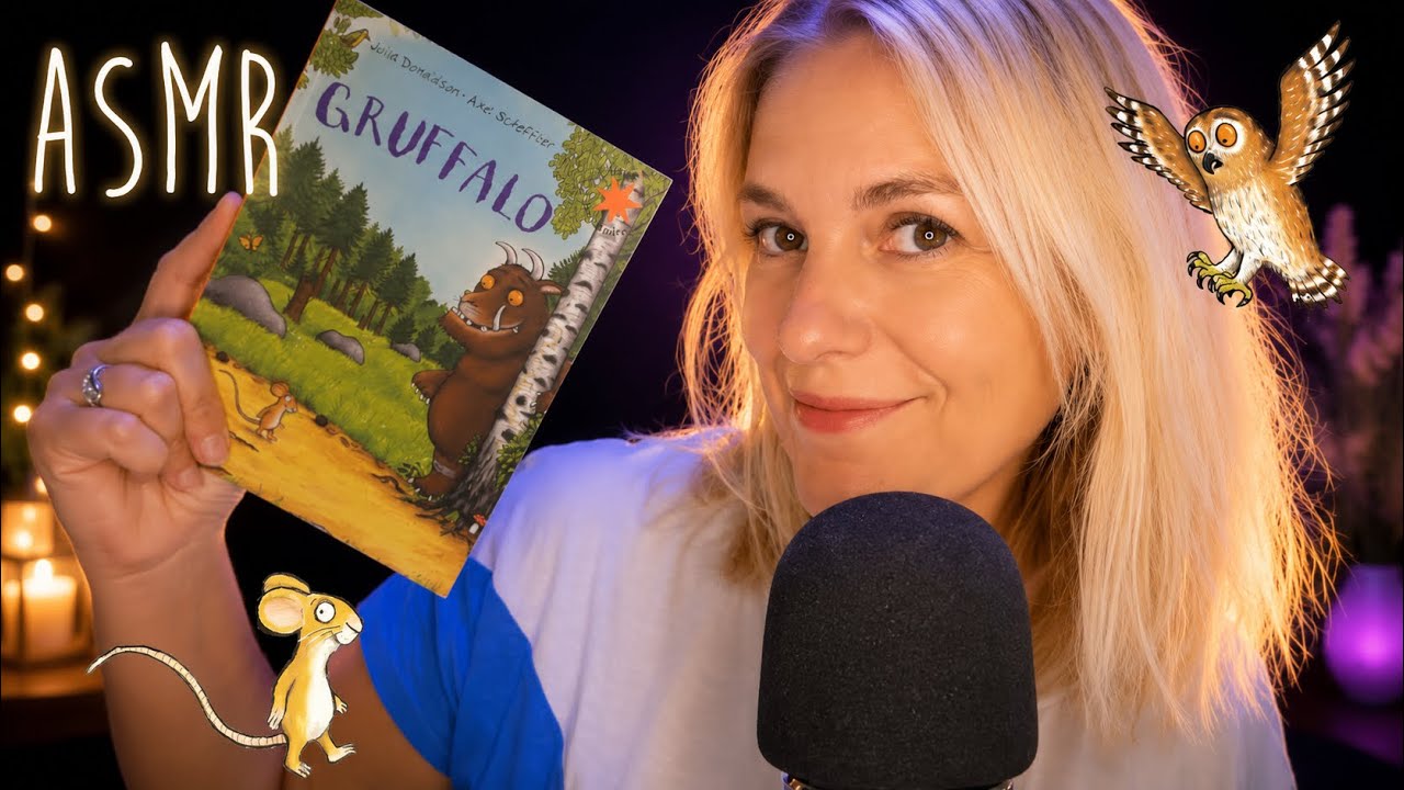 ASMR FR 📖 Le Gruffalo - Lecture chuchotée très proche du micro