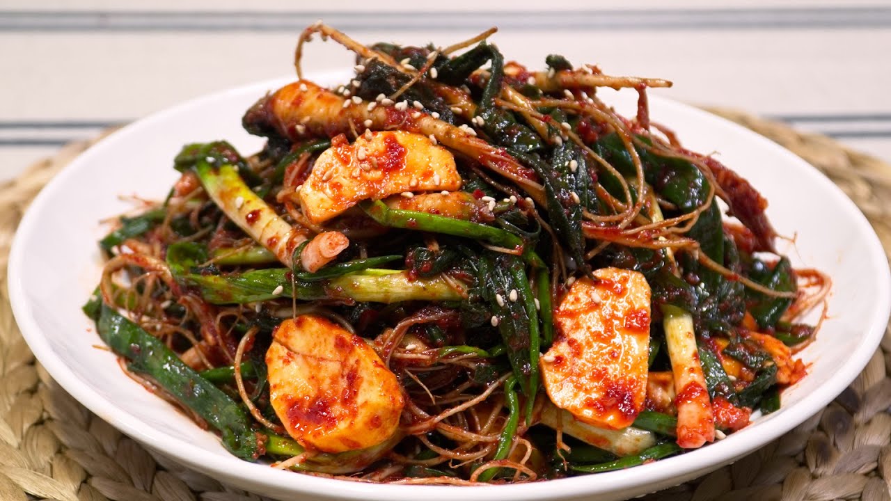 입맛 확 살려주는 별미 고들빼기 김치 정말 맛있어요