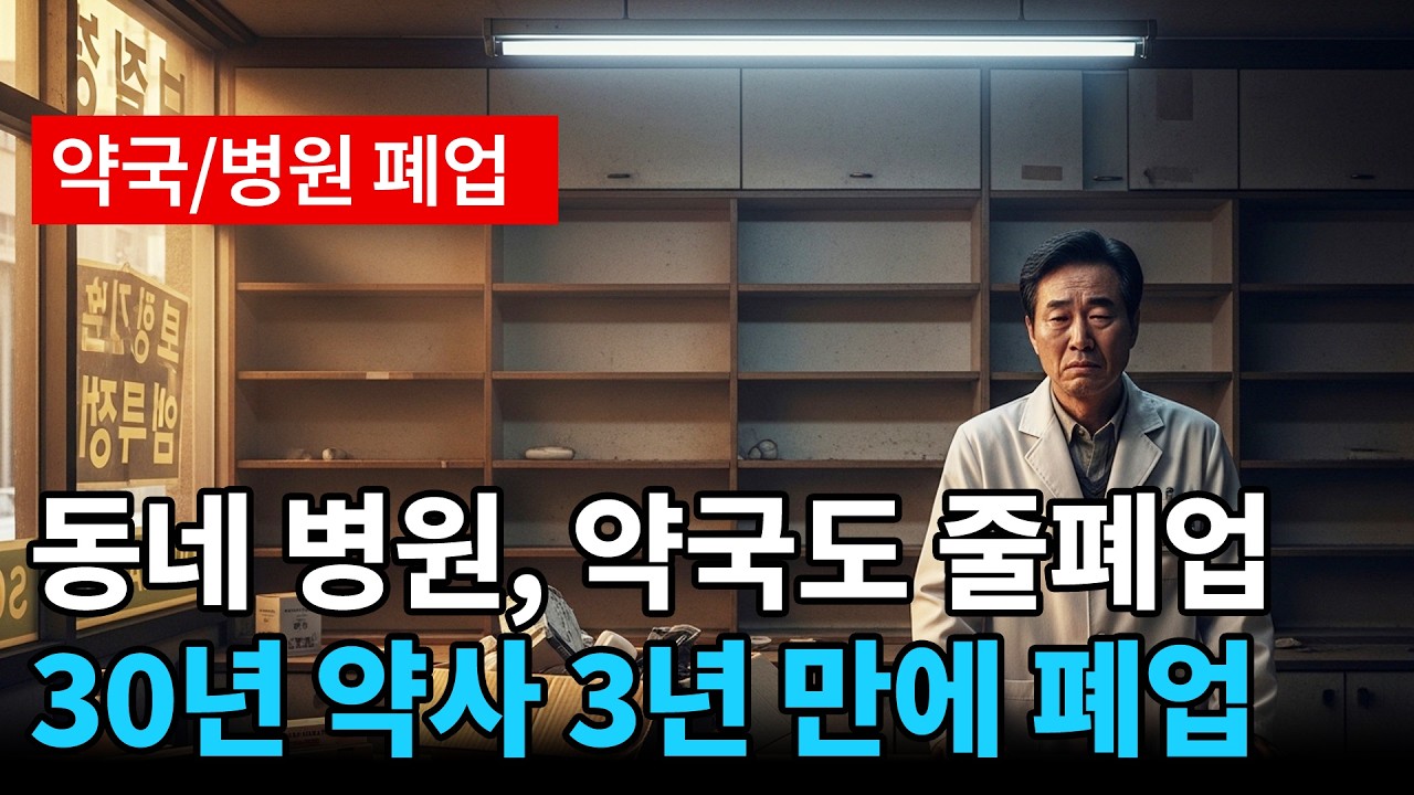 약사 면허 믿고 전재산 4억5천 쏟아부었습니다..30년 경력 약사가 3년 만에 빚더미에 앉은 이유|폐업 100만 시대 실화