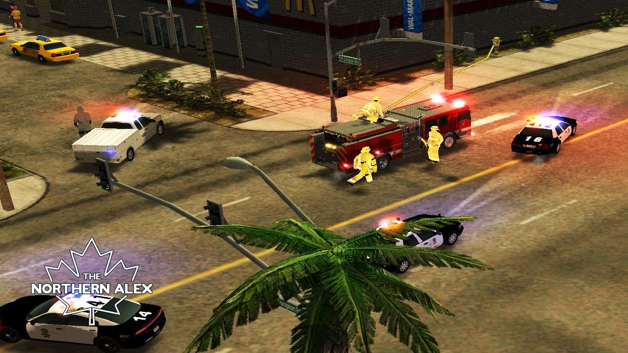 Emergency 4 #483 | A burning Shrubbery ! Neee | City of Angels Mod