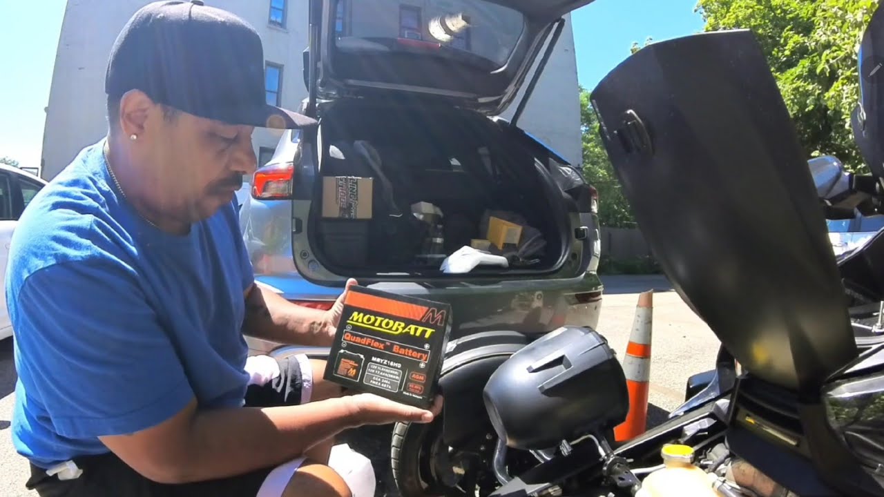 Battery replacement on my Can Am Ryker