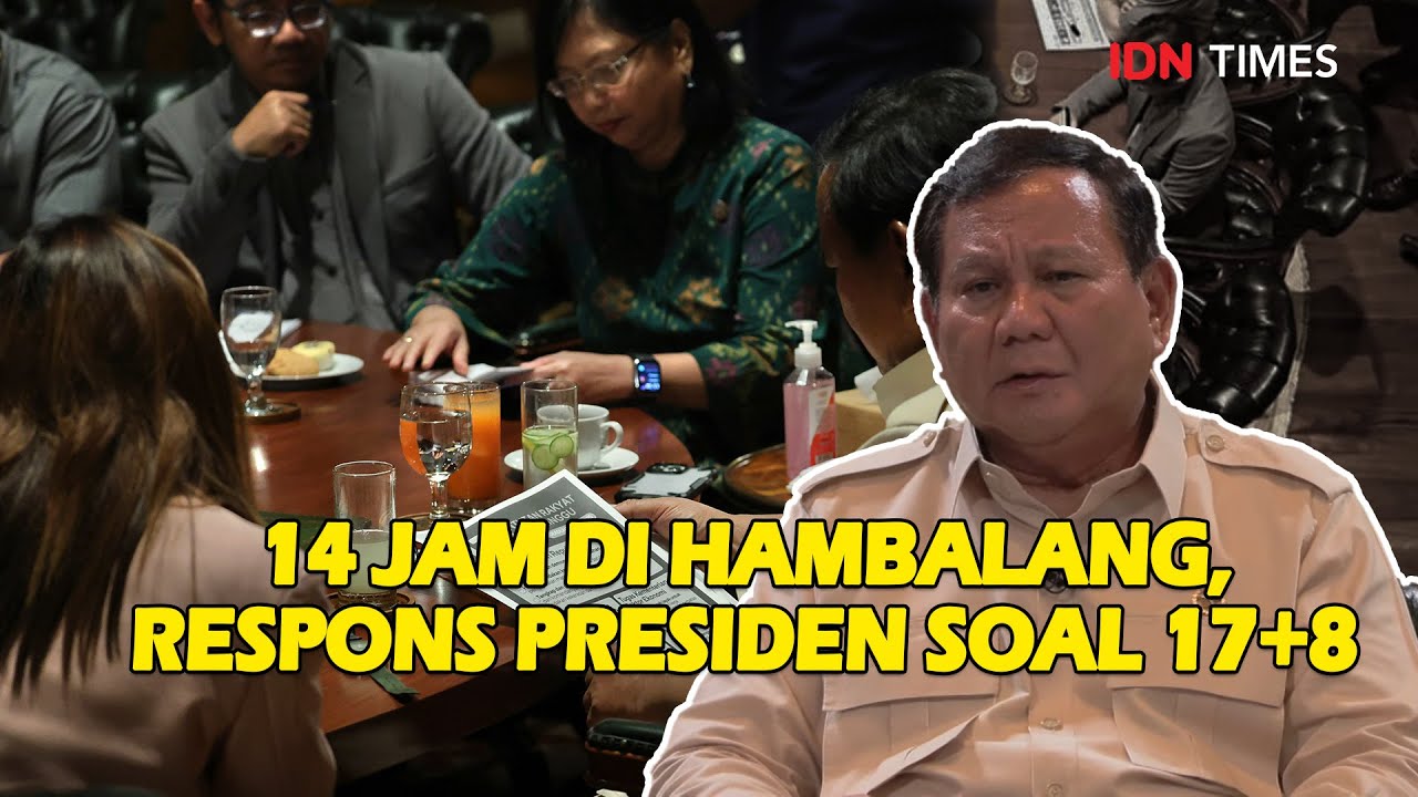 [PoV Times] 14 Jam di Hambalang, Respons Presiden Soal 17+8