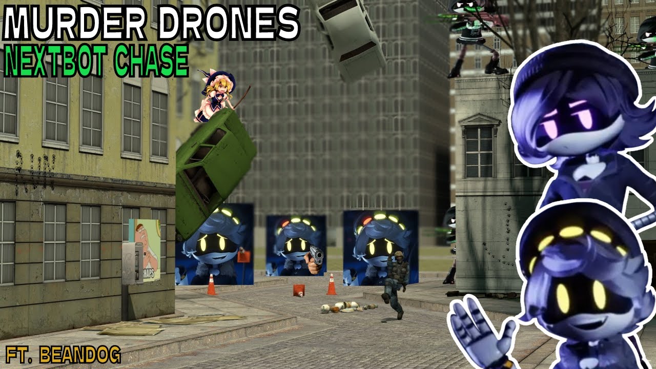 Gmod Nextbot chase | Murder Drones