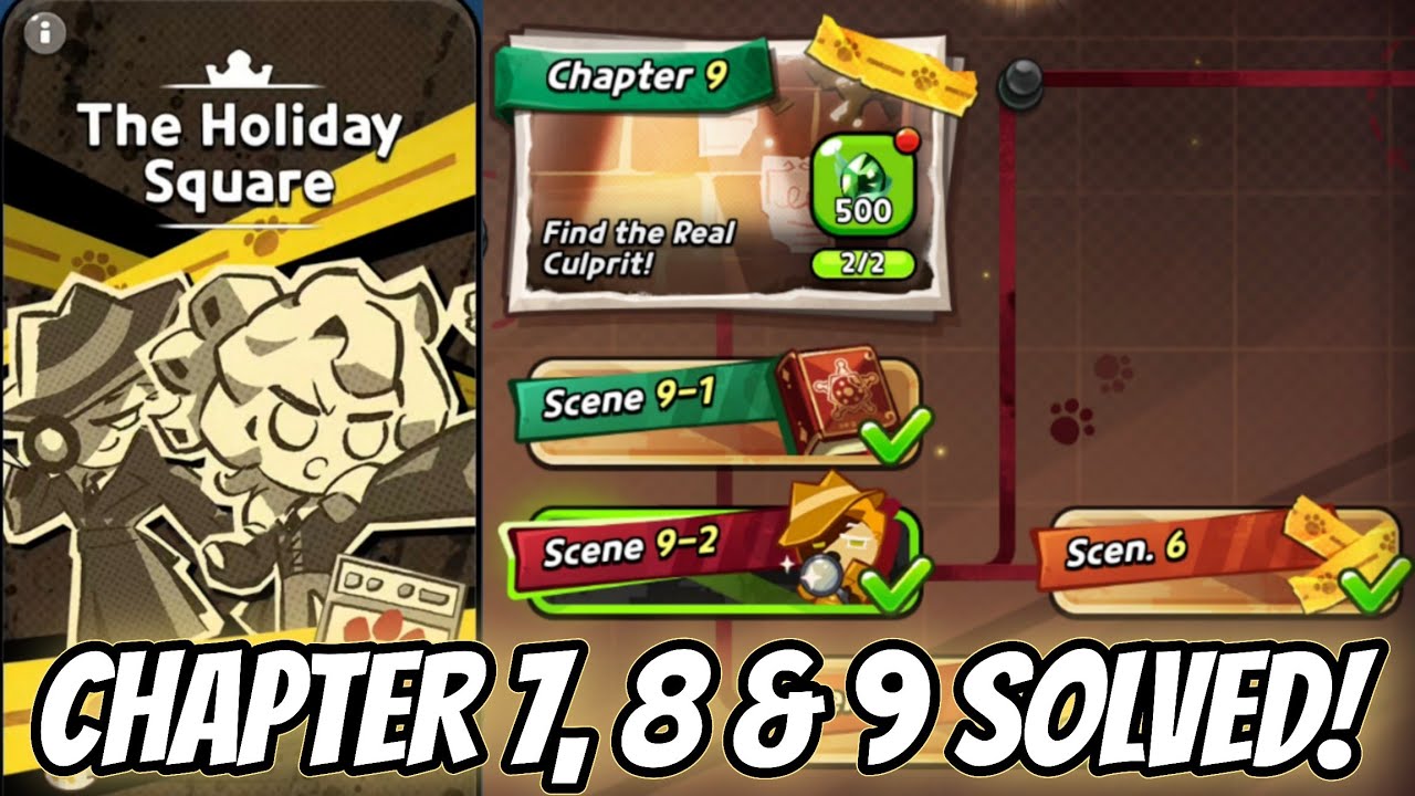 В главах 7, 8 и 9 игры Holiday Square все сцены раскрыты!