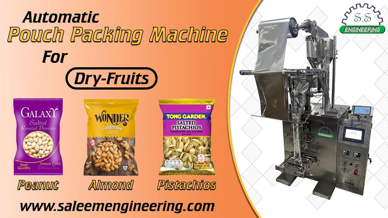 dry fruits pouch packing machine