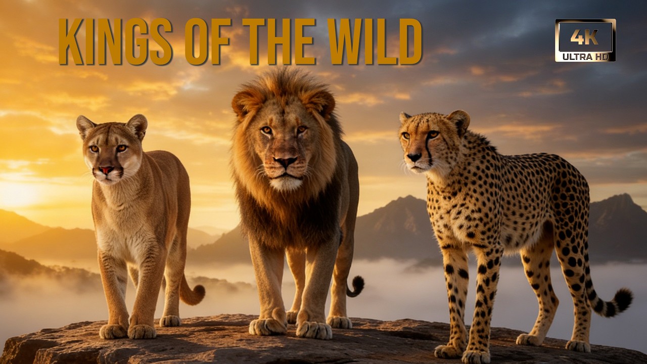 Погрузитесь в Мир Величественных Диких Кошек | 4K Кинематографическое Путешествие