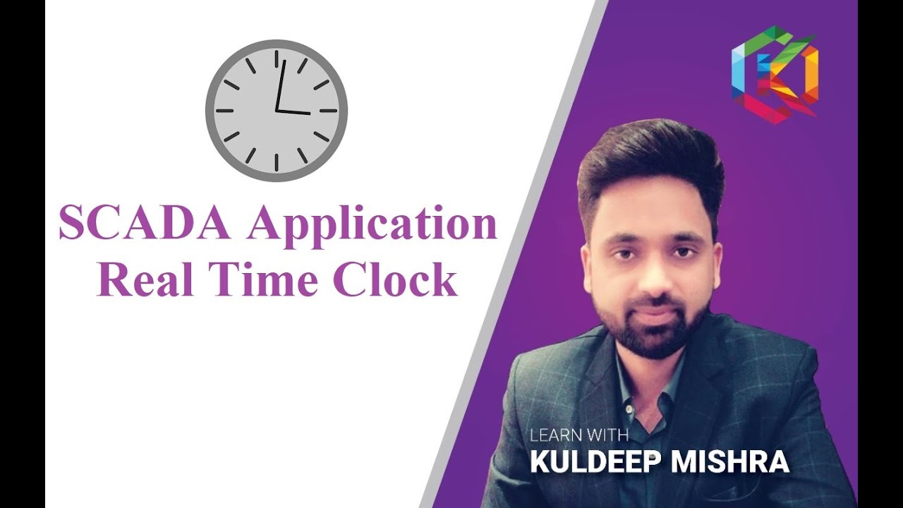 Real time clock application using wonderware intouch || by Prof. Kuldeep Mishra