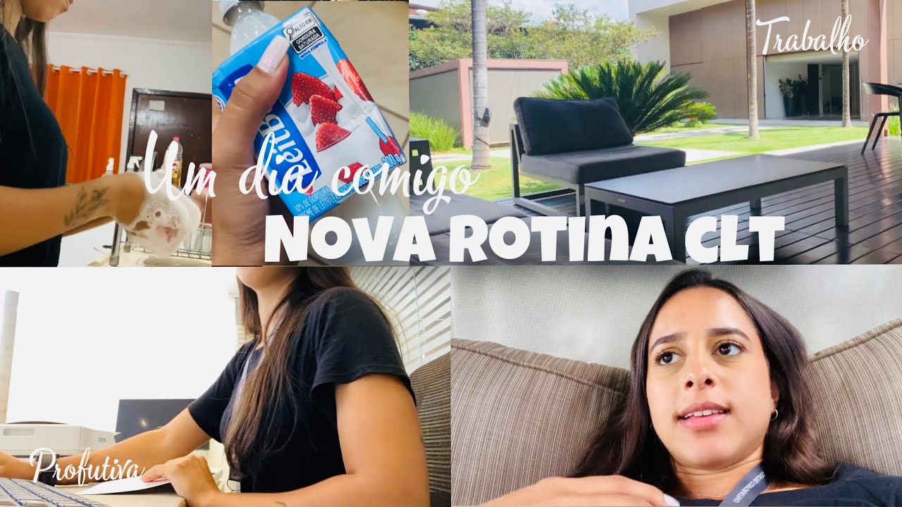 ROTINA MORANDO SOZINHA E TRABALHANDO CLT! Rotina nova, um dia comigo!