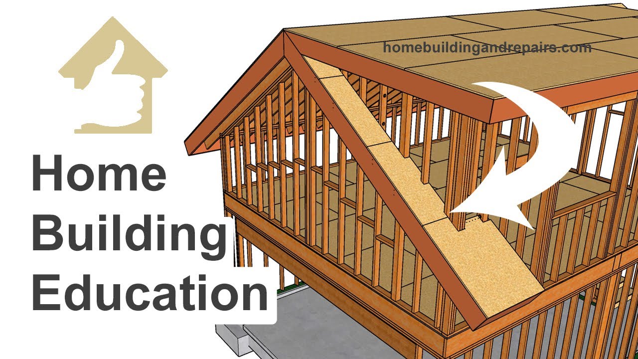 How To Connect Small Roof Overhang To Side Of Wall Framing - Gable And Shed Roof Design