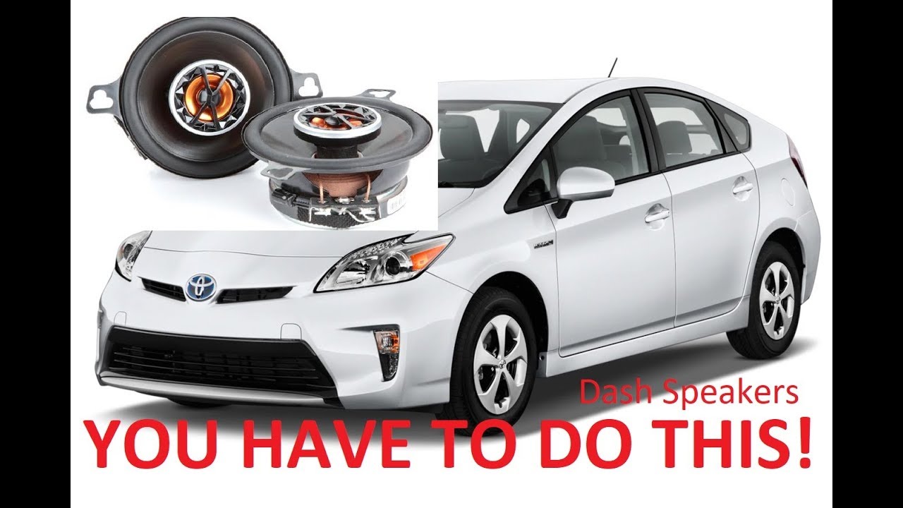 Best audio upgrade for your Prius 2010-2015 Dash Speakers for $30