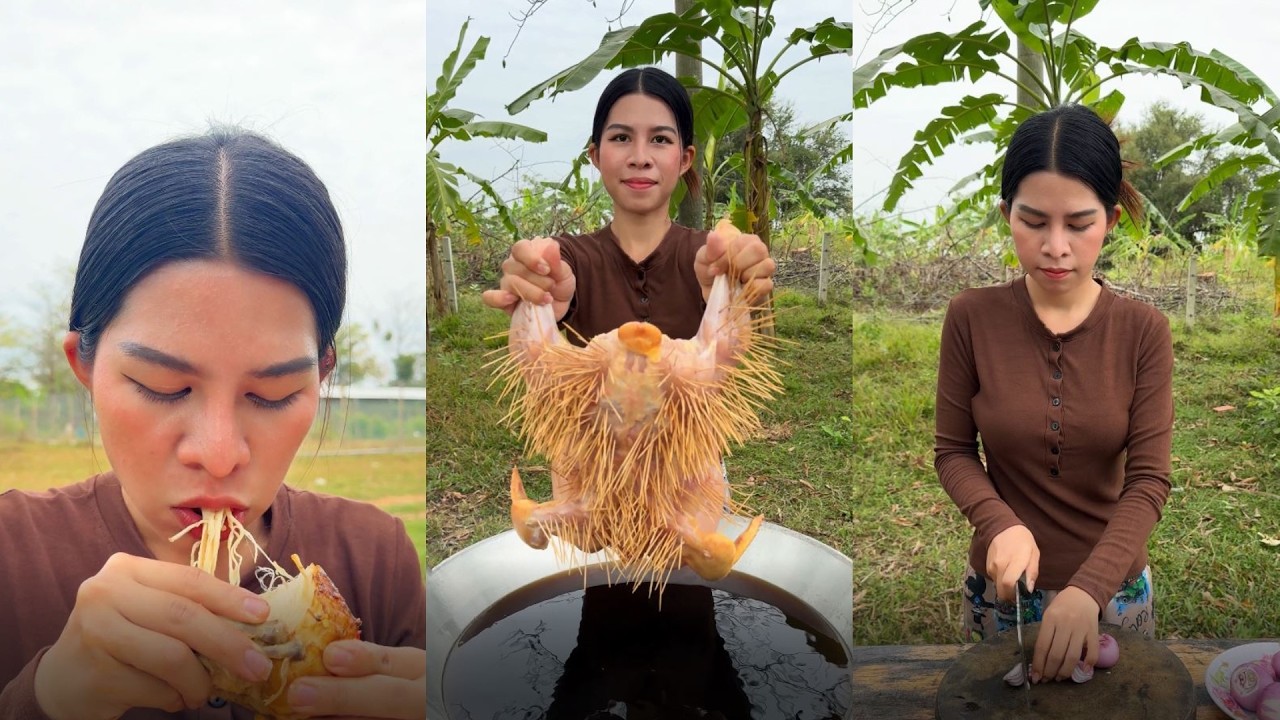 Amazing cooking deep fried chicken braised recipe