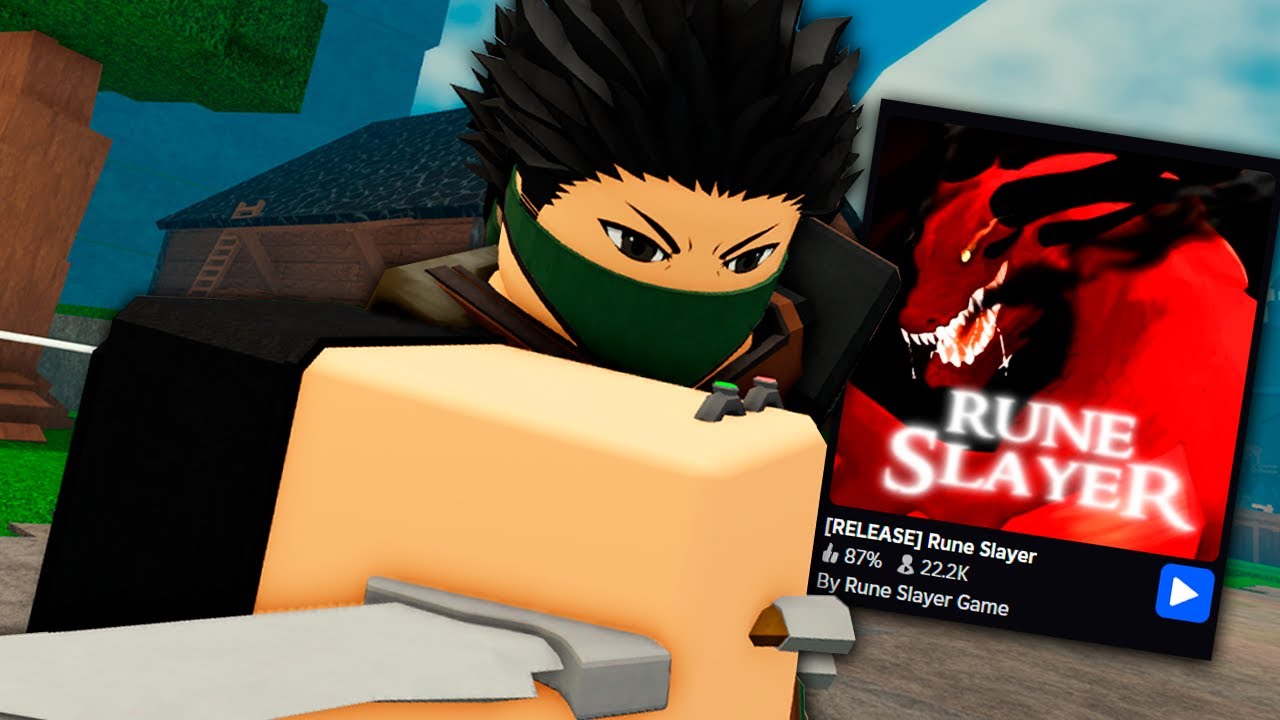 ESSE É UM DOS MELHORES JOGOS RPGS QUE EU JÁ JOGUEI NO ROBLOX / Rune Slayer