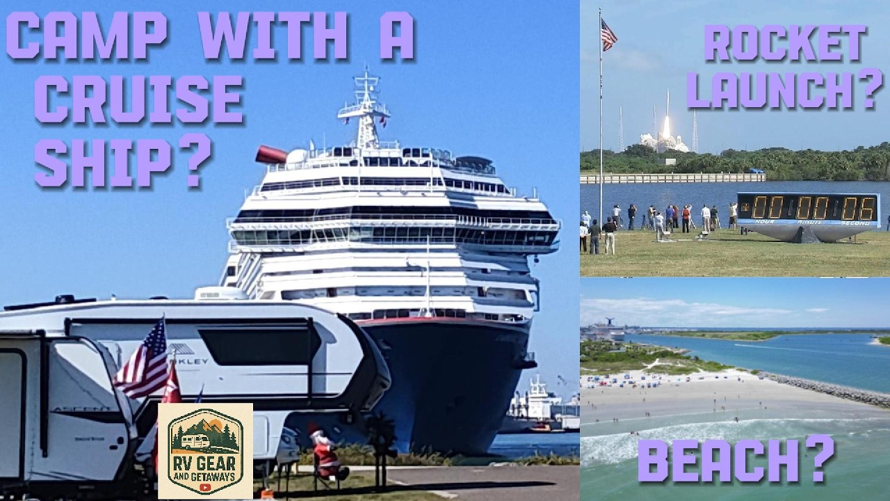 Jetty Park Campground Review Port Canaveral FL RV Camping, Beach, Cruise Ships & Rocket Launch Views