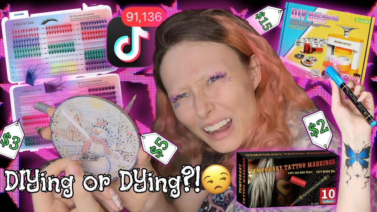 testing CHEAP AF DIY TikTok Shop Products🤨 + giveaway?!✨