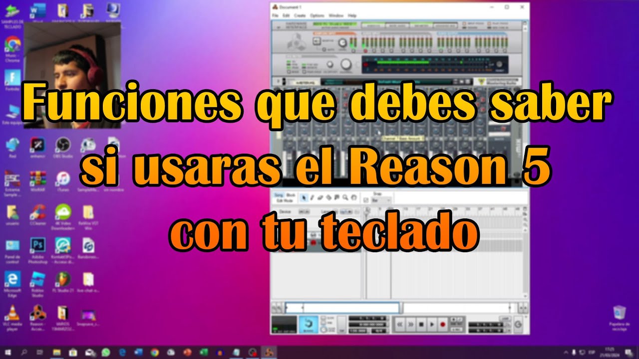 Funciones que debes saber si usaras el Reason 5 con tu teclado