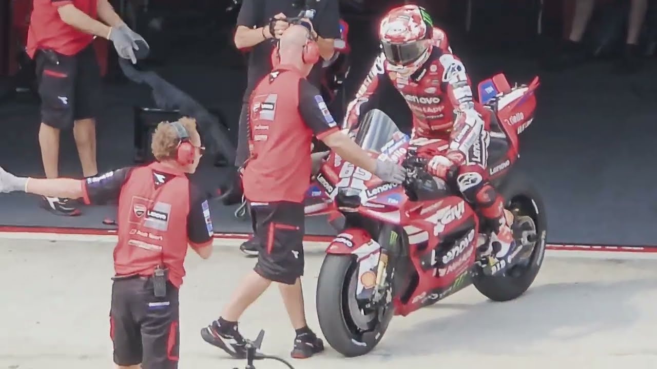 Paddock MotoGP view Sepang Test day 2