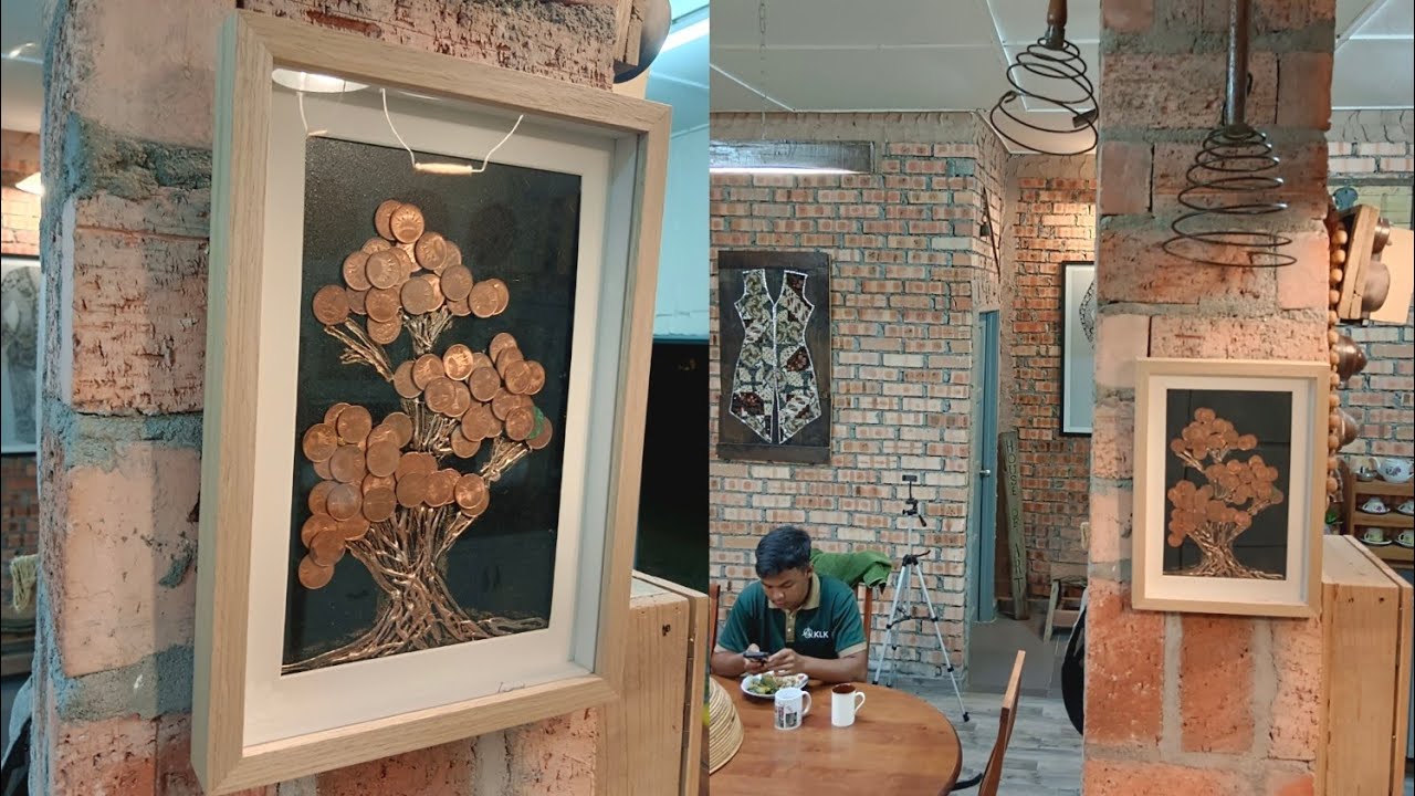 DIY pokok duit #moneytree #diyhomedecor #diycrafts #kualapilah