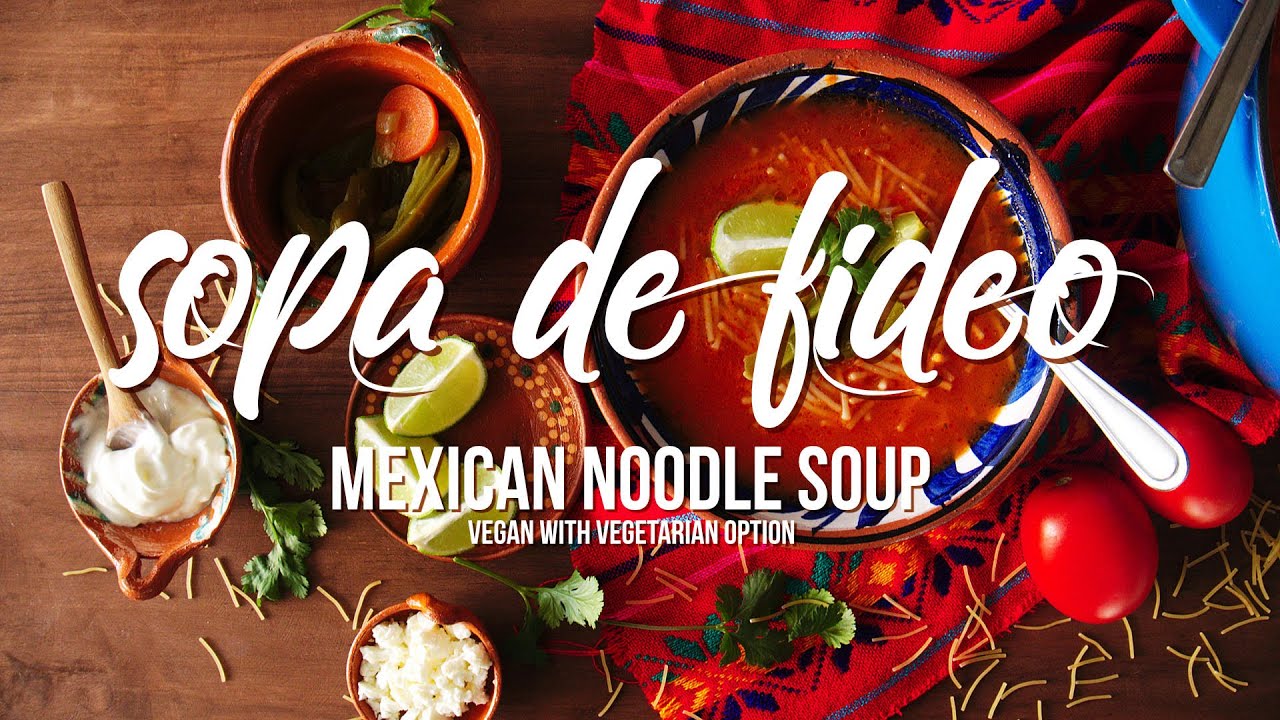 Sopa de Fideo (Mexican Noodle Soup)