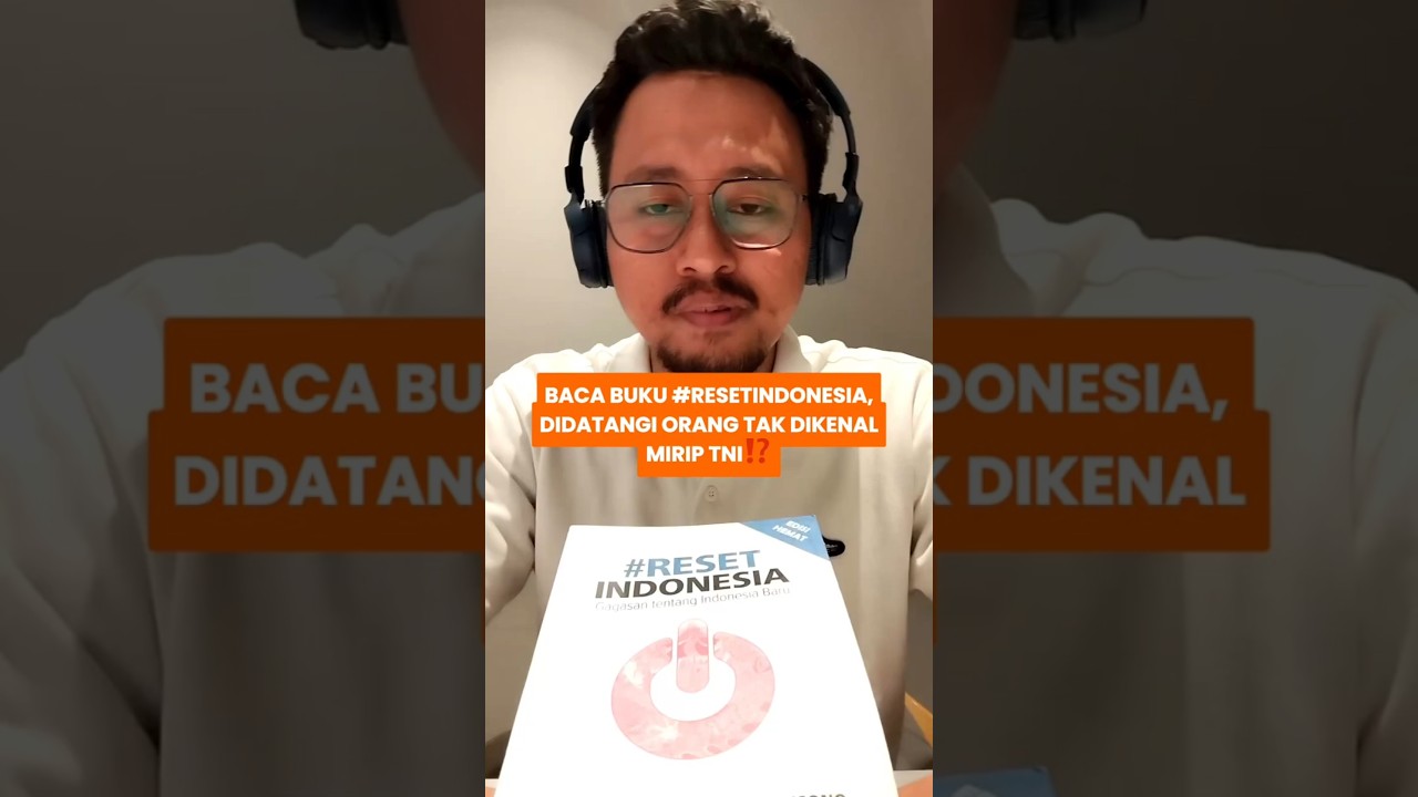 Pembaca Buku #ResetIndonesia Didatangi TNI⁉️