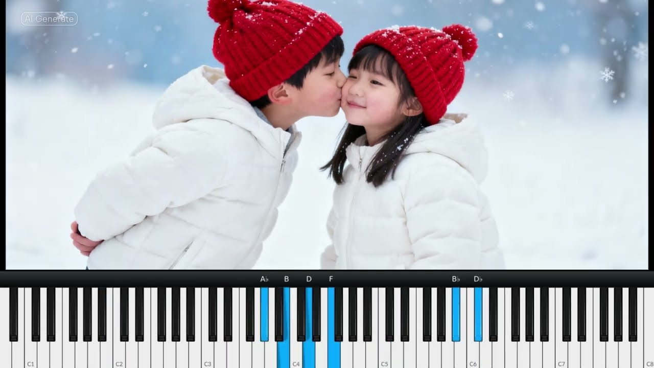 Snowy Morning Melody - An original song by Martycli Piano Guy