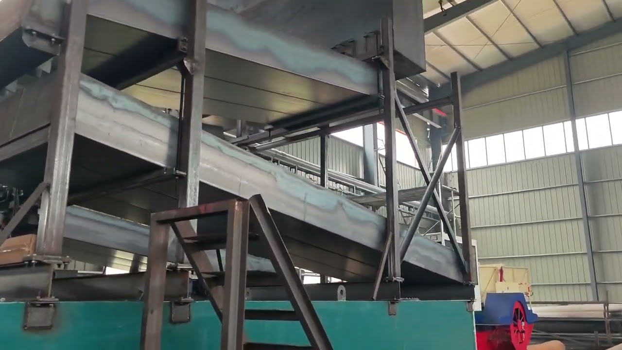 Cutter Suction Mining Dredger under producing. #dredger #goldwashingplant #rivermining#boat 