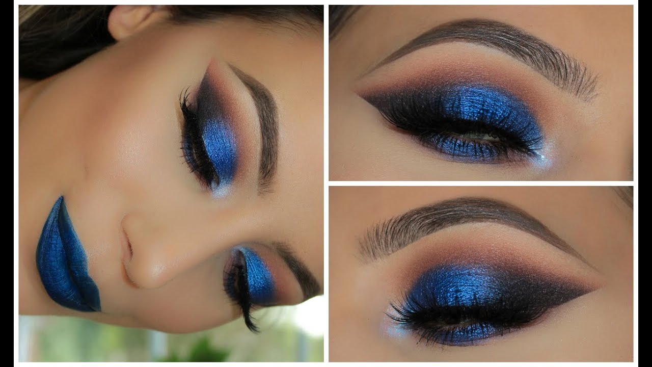 Metallic Blue Smokey Eye | Amys Makeup Box
