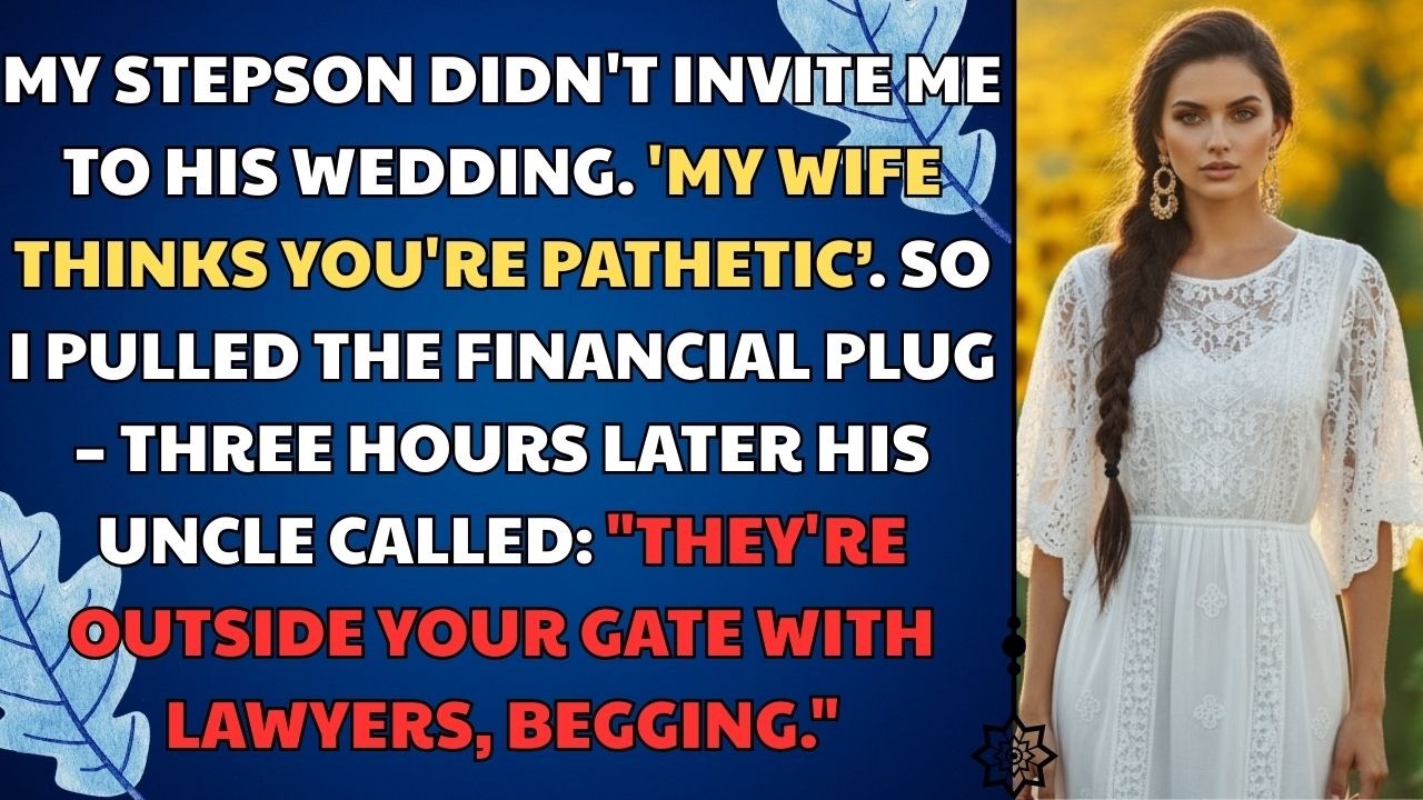 My Stepson Didn't Invite Me To His Wedding. 'My Wife Thinks You're Pathetic.' Cheating Reddit Story