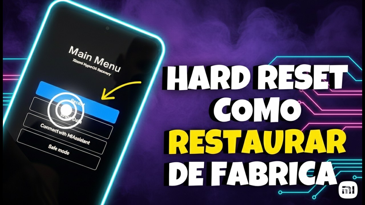 HARD RESET XIAOMI REDMI NOTE 15 PRO 🔥 Cómo RESTABLECER de FÁBRICA y BORRAR TODO