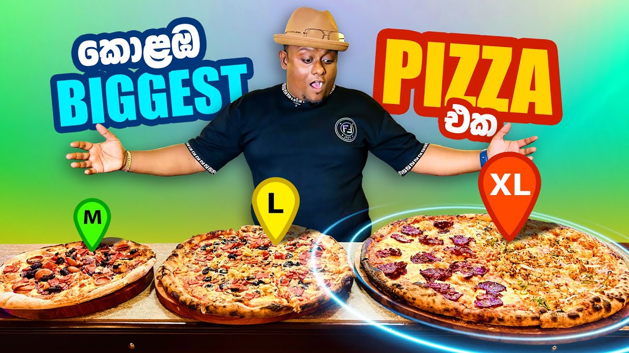 කොළඹ ලොකුම Extra Large Pizza එක 🍕