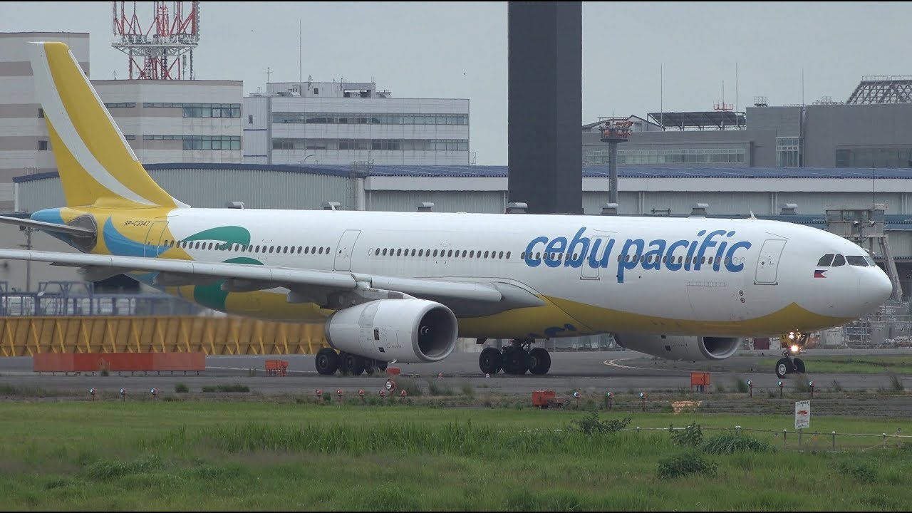 Cebu Pacific Air Airbus A330-300 RP-C3347 Takeoff from NRT 16R