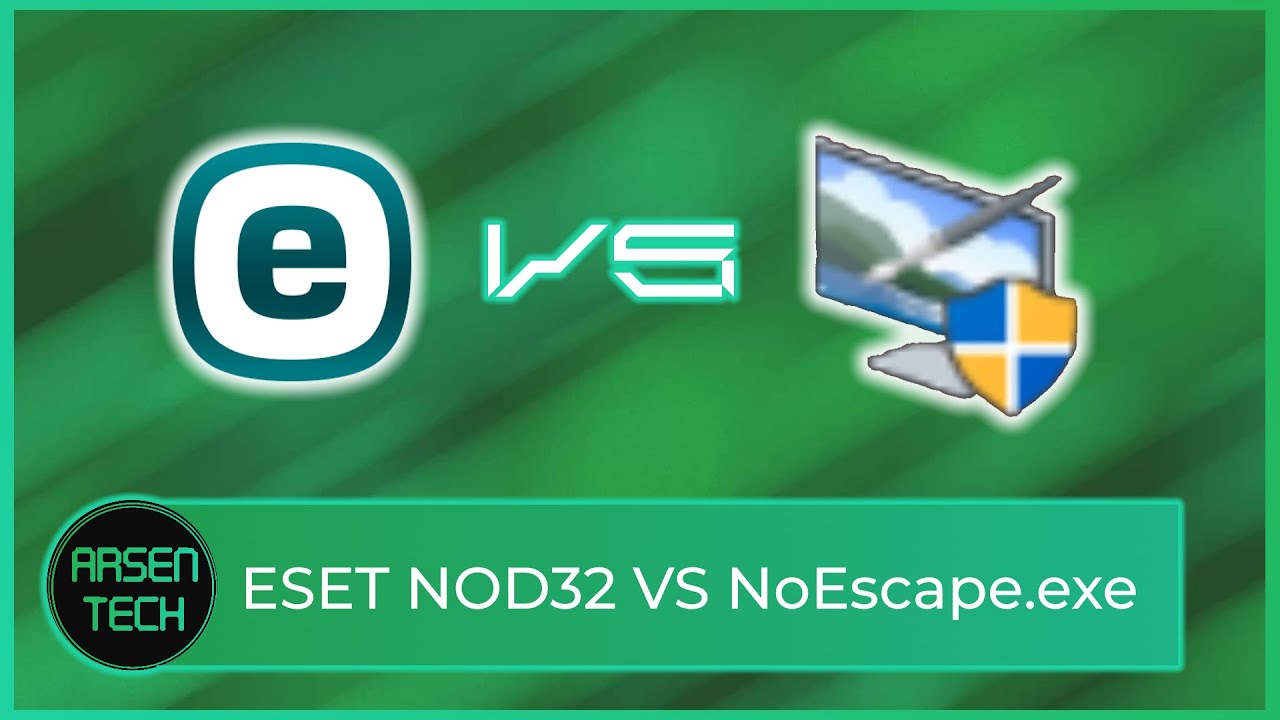 ESET NOD32 VS The NoEscape.exe Virus | Antivirus Test