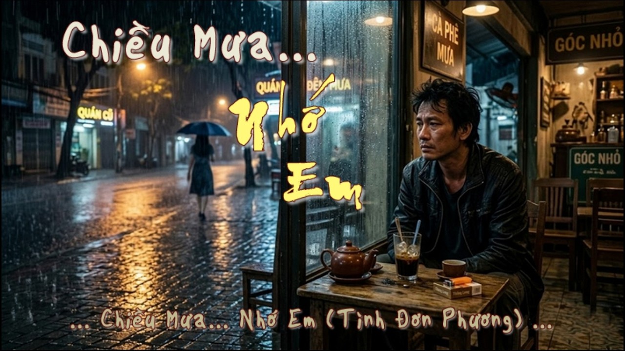 Mưa Chiều... Nhớ Em (Tình Đơn Phương) | Nhạc Tình Ca... buồn
