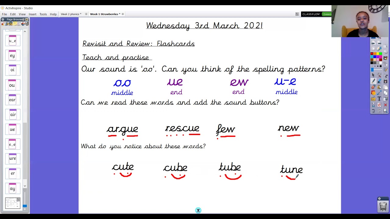 Year 1: Wednesday 3rd March: Phonics (all children)