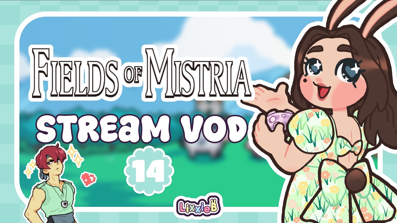 🔮Fields of Mistria pt.14🔮 Local farmer gets side-tracked by pixel cuties AGAIN - cosy stream vod