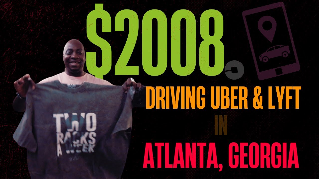 В 2008 году он заработал 2008 долларов, работая водителем Uber и Lyft в Атланте, штат Джорджия.