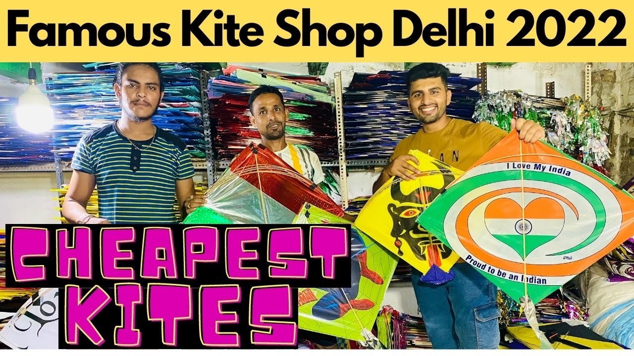 Kite Market Delhi Latest Price 2022 | Cheapest Kites in Delhi | Hindi Video | Thakur Saurav Vlog